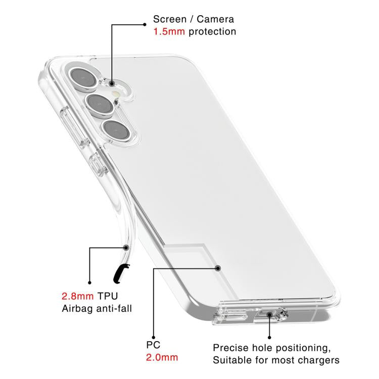 For Samsung Galaxy S25 FE 5G Terminator Style Shockproof Phone Case