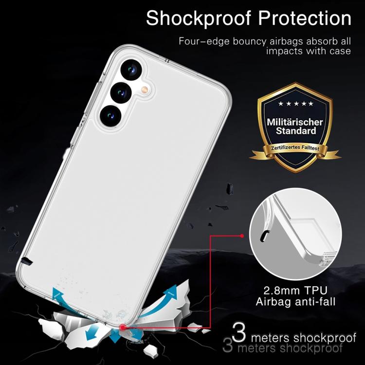 For Samsung Galaxy A36 5G / A56 5G / A57 5G Terminator Style Shockproof Phone Case