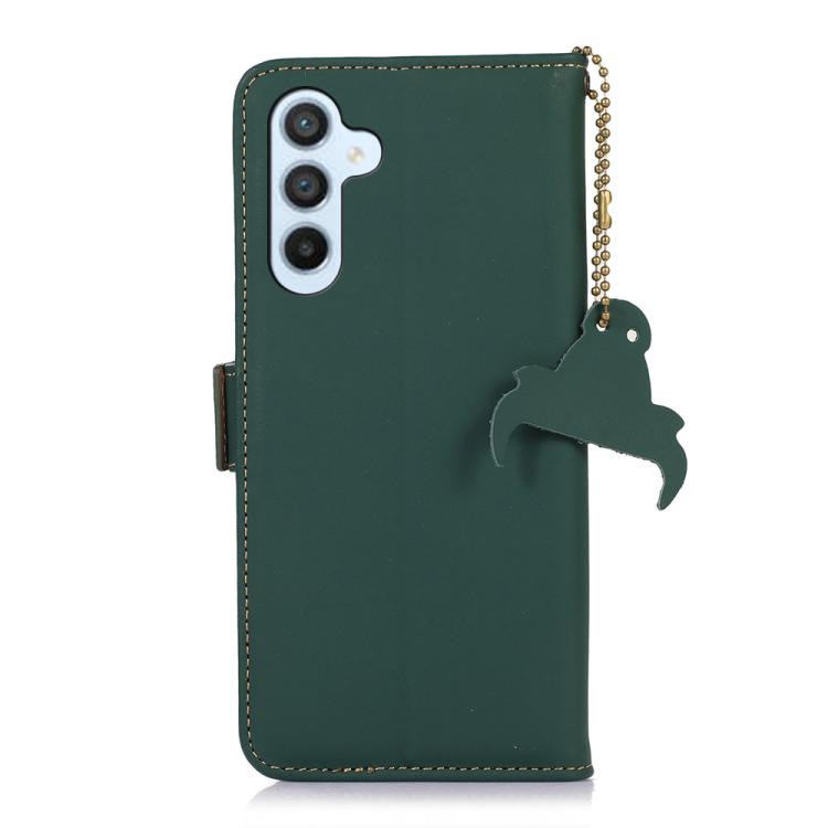For Samsung Galaxy S26 5G Genuine Leather Magnetic RFID Leather Phone Case