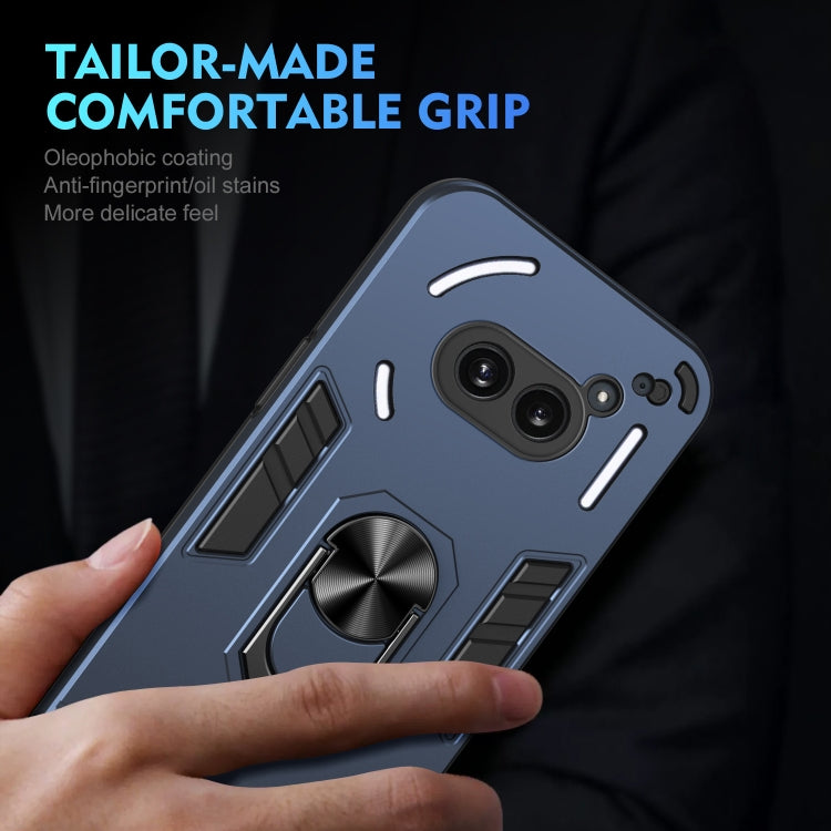 For Nothing Phone 2a Shockproof Metal Ring Holder Phone Case
