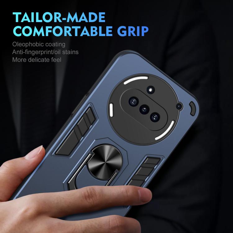 For Nothing Phone 3a Shockproof Metal Ring Holder Phone Case