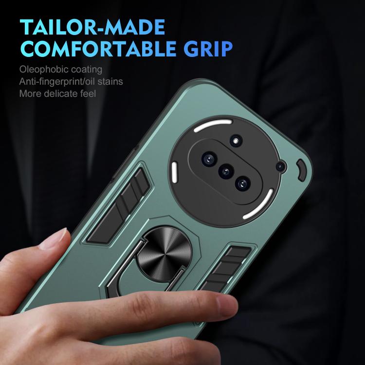 For Nothing Phone 3a Shockproof Metal Ring Holder Phone Case