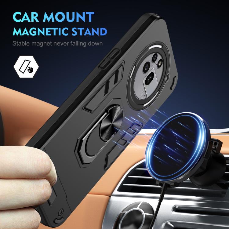 For Nothing Phone 3a Pro Shockproof Metal Ring Holder Phone Case