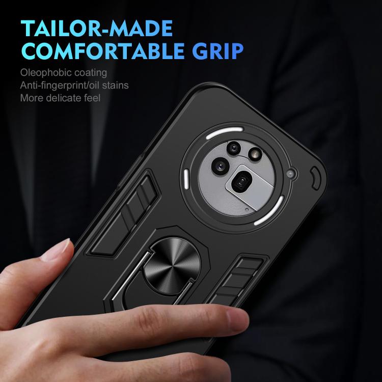 For Nothing Phone 3a Pro Shockproof Metal Ring Holder Phone Case