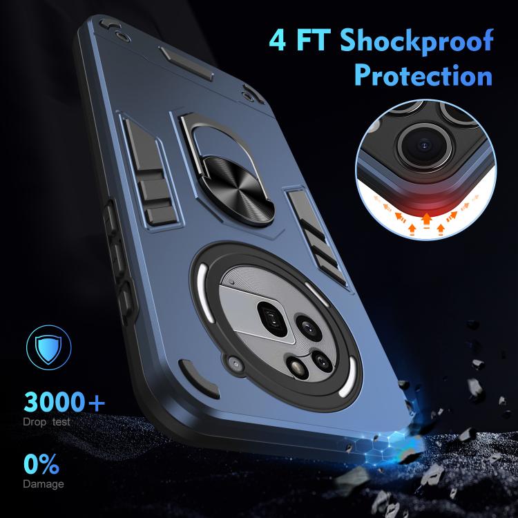 For Nothing Phone 3a Pro Shockproof Metal Ring Holder Phone Case