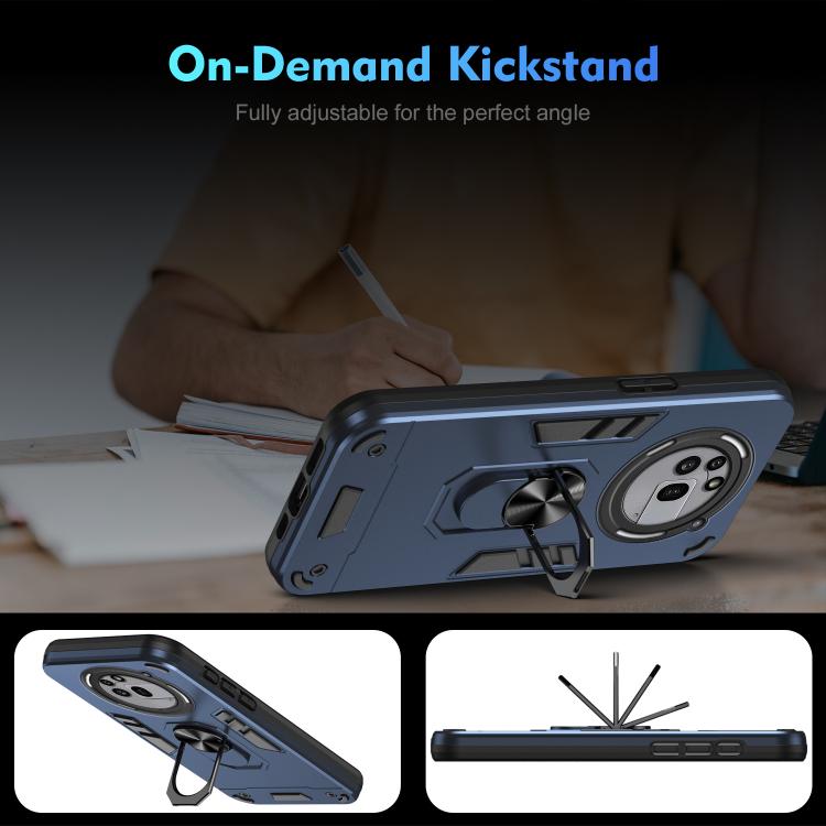 For Nothing Phone 3a Pro Shockproof Metal Ring Holder Phone Case