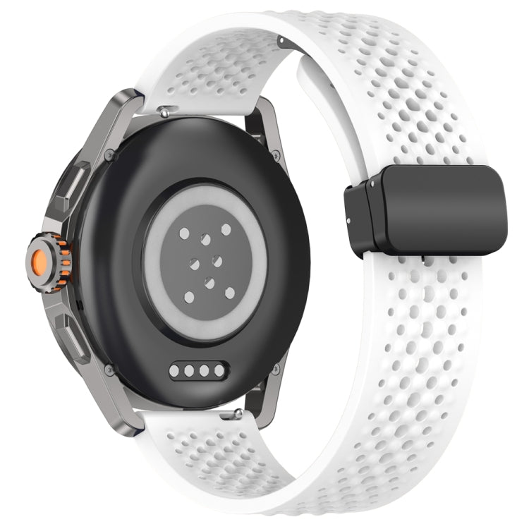 For Xiaomi Watch S4 Sport Folding Magnetic Buckle Silicone Watch Band