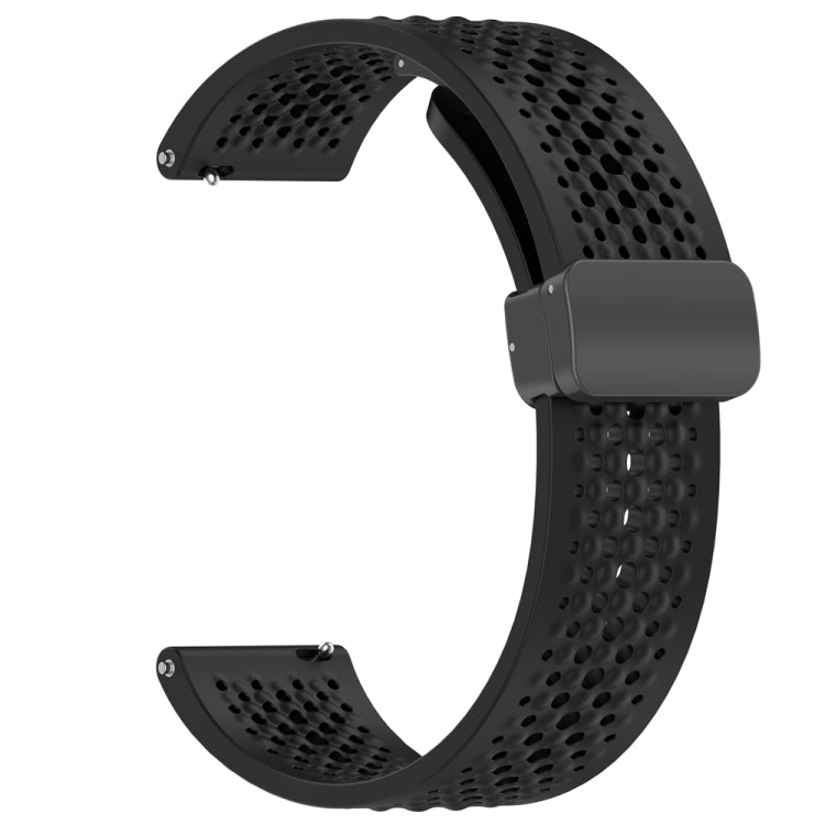 For Xiaomi Watch S4 Sport Folding Magnetic Buckle Silicone Watch Band