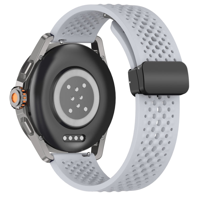 For Xiaomi Watch S4 Sport Folding Magnetic Buckle Silicone Watch Band