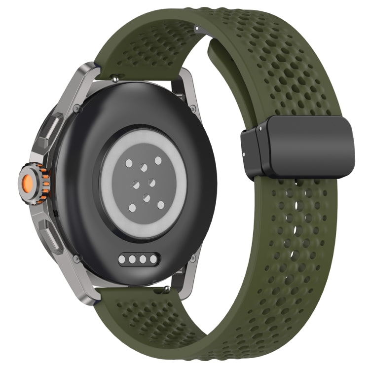 For Xiaomi Watch S4 Sport Folding Magnetic Buckle Silicone Watch Band