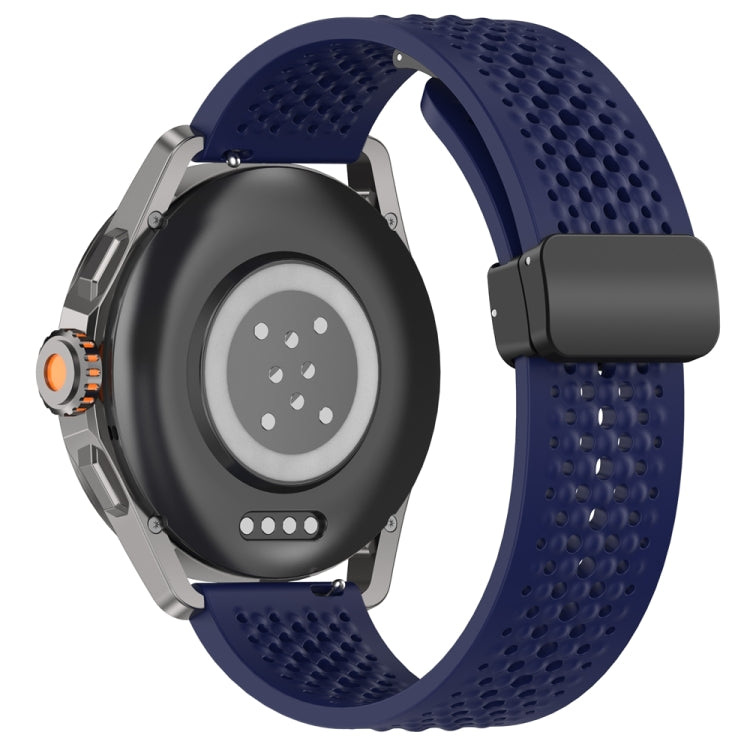 For Xiaomi Watch S4 Sport Folding Magnetic Buckle Silicone Watch Band
