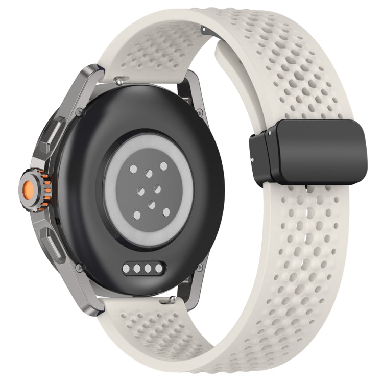 For Xiaomi Watch S4 Sport Folding Magnetic Buckle Silicone Watch Band