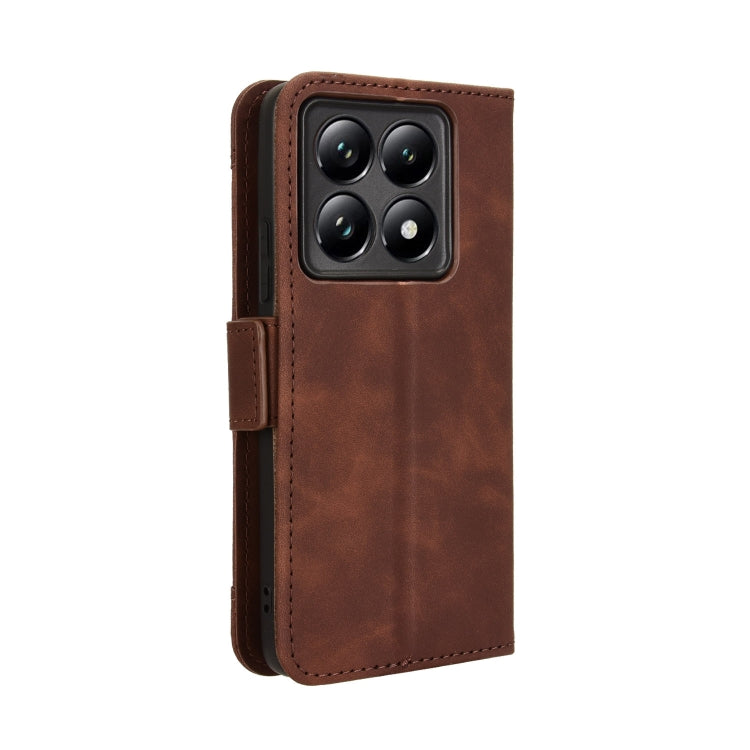 For Xiaomi 14T Skin Feel Calf Texture Card Slots Leather Phone Case