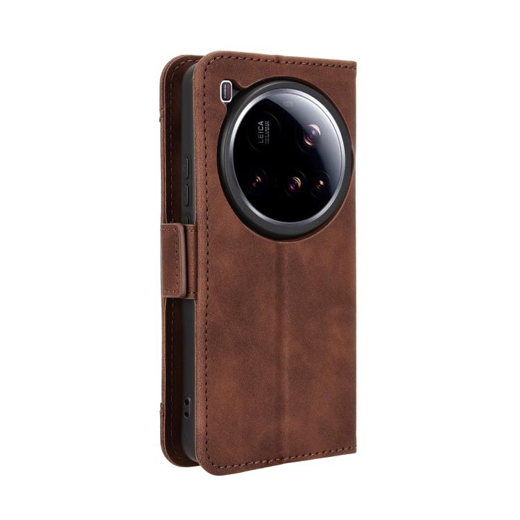For Xiaomi 15 Ultra Skin Feel Calf Texture Card Slots Leather Phone Case