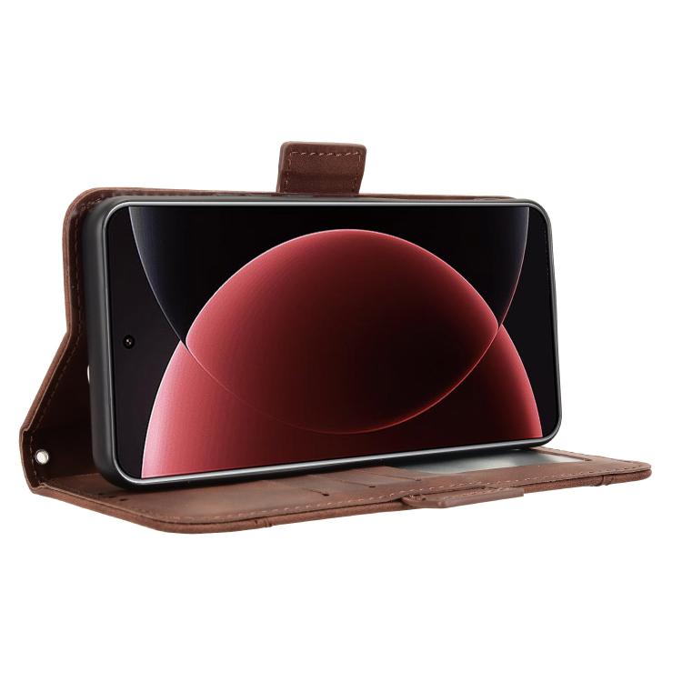 For Xiaomi 15 Ultra Skin Feel Calf Texture Card Slots Leather Phone Case