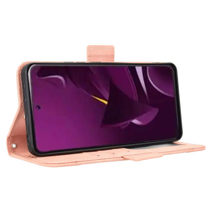 For Xiaomi Poco M7 Pro 5G Skin Feel Calf Texture Card Slots Leather Phone Case