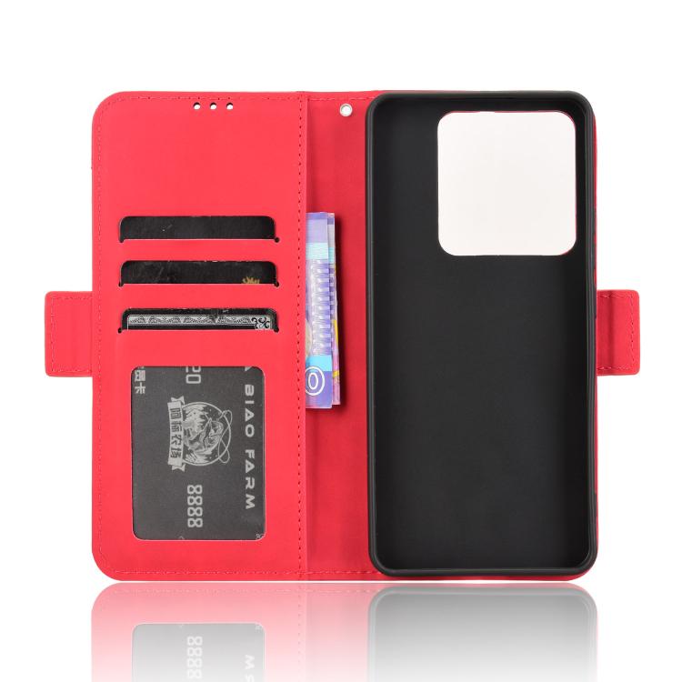 For Xiaomi Poco M7 Pro 5G Skin Feel Calf Texture Card Slots Leather Phone Case