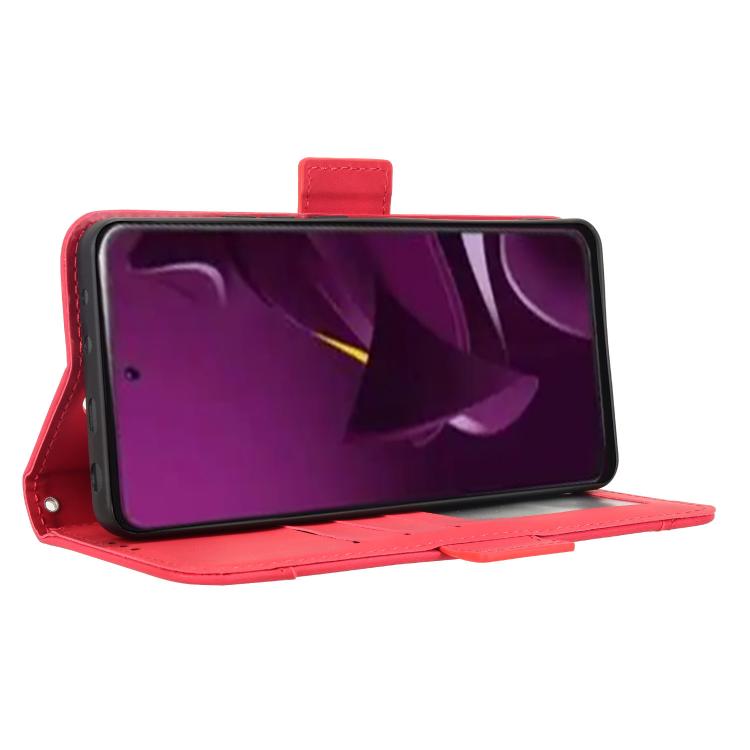 For Xiaomi Poco M7 Pro 5G Skin Feel Calf Texture Card Slots Leather Phone Case