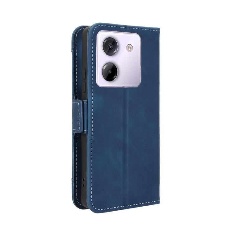 For Xiaomi Poco M7 Pro 5G Skin Feel Calf Texture Card Slots Leather Phone Case