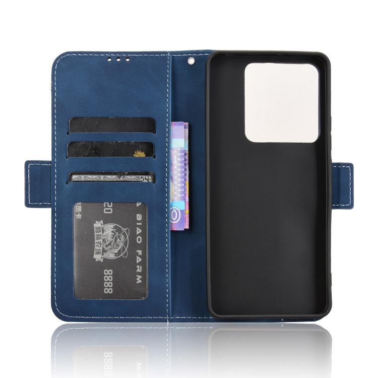 For Xiaomi Poco M7 Pro 5G Skin Feel Calf Texture Card Slots Leather Phone Case