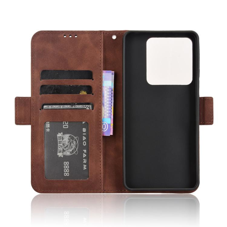 For Xiaomi Poco M7 Pro 5G Skin Feel Calf Texture Card Slots Leather Phone Case