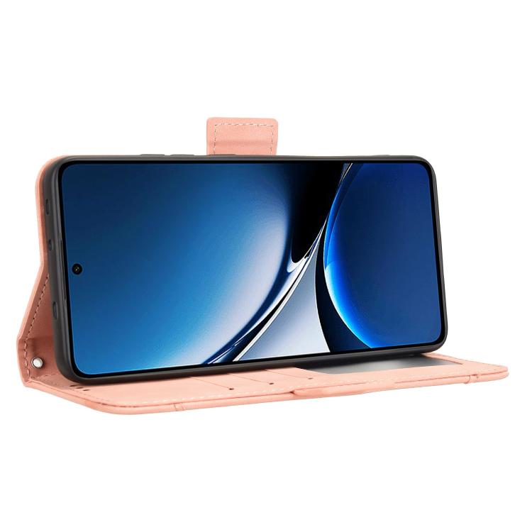 For Xiaomi Poco X7 Pro 5G Skin Feel Calf Texture Card Slots Leather Phone Case
