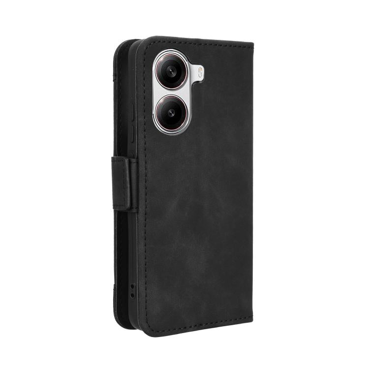 For Xiaomi Poco X7 Pro 5G Skin Feel Calf Texture Card Slots Leather Phone Case