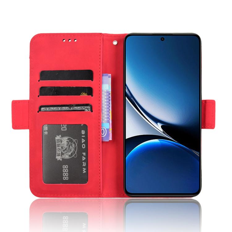 For Xiaomi Poco X7 Pro 5G Skin Feel Calf Texture Card Slots Leather Phone Case