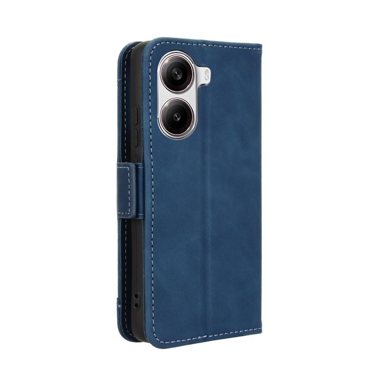 For Xiaomi Poco X7 Pro 5G Skin Feel Calf Texture Card Slots Leather Phone Case