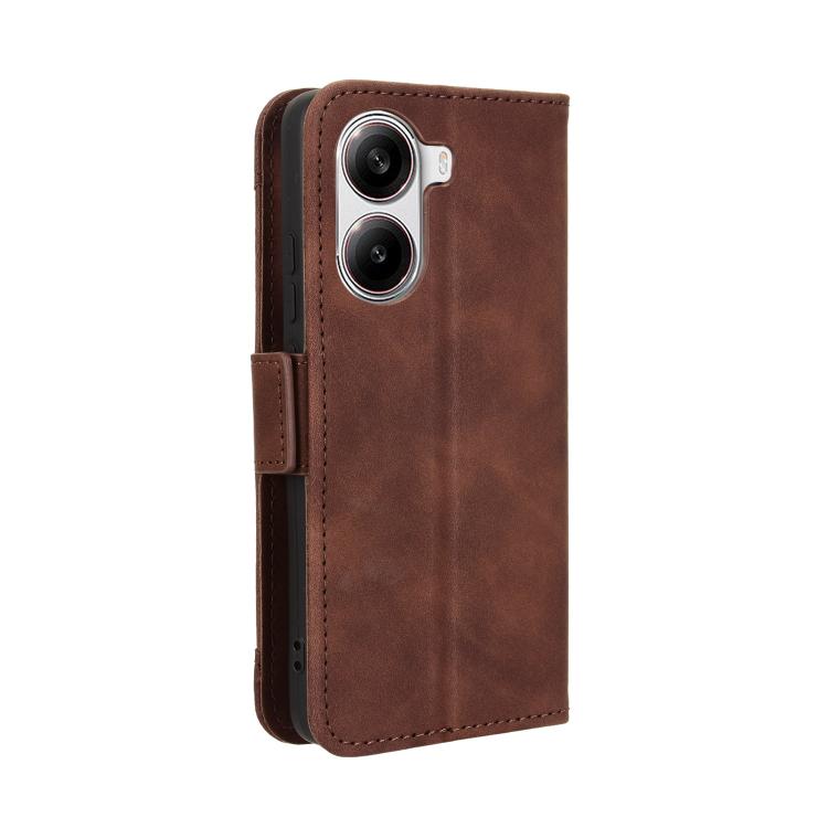 For Xiaomi Poco X7 Pro 5G Skin Feel Calf Texture Card Slots Leather Phone Case