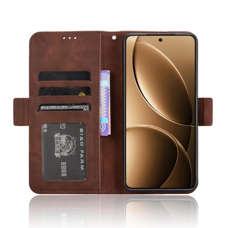 For Xiaomi Poco F7 Pro 5G / F7 Ultra Skin Feel Calf Texture Card Slots Leather Phone Case