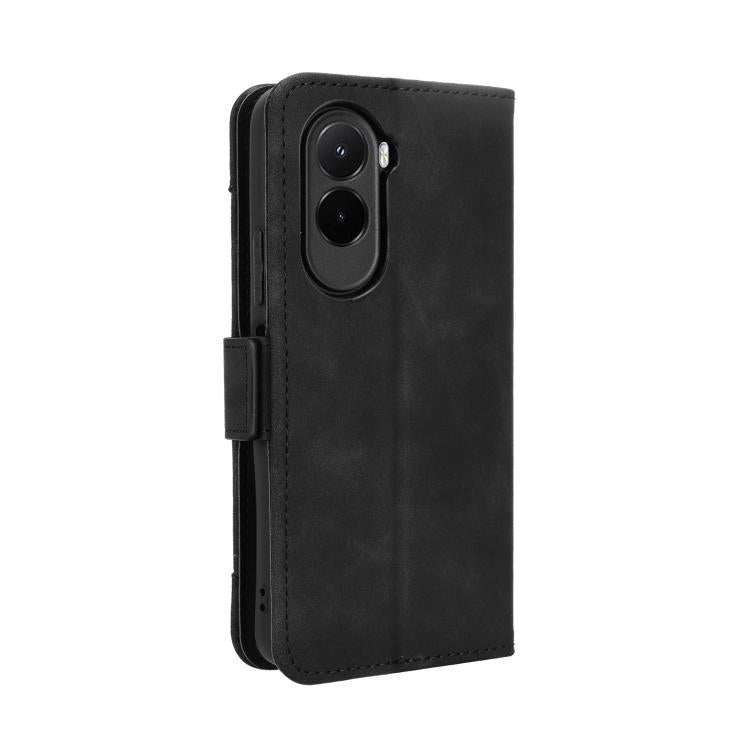 For Xiaomi Poco M7 4G 171mm Skin Feel Calf Texture Card Slots Leather Phone Case