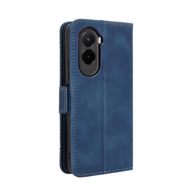 For Xiaomi Poco M7 4G 171mm Skin Feel Calf Texture Card Slots Leather Phone Case