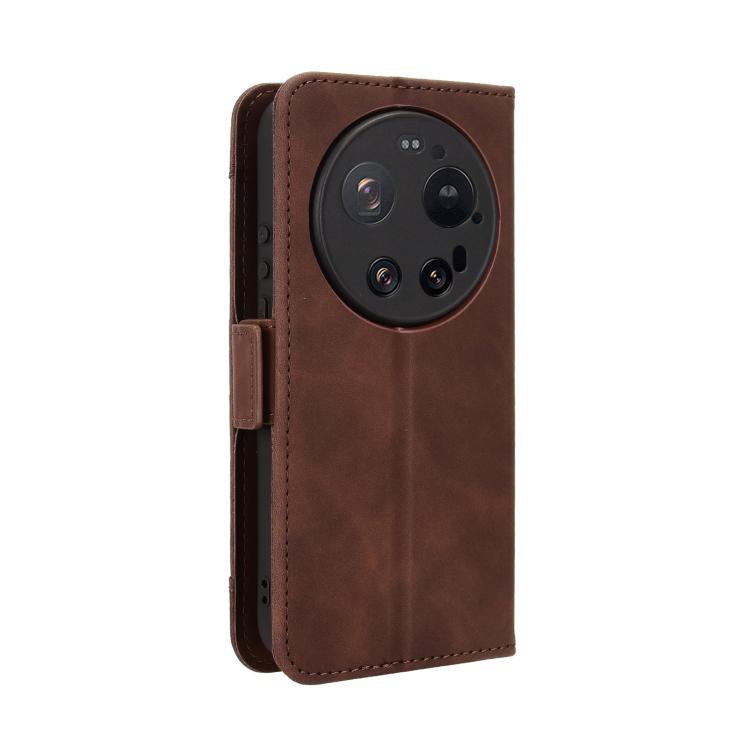For Xiaomi 17 Ultra Skin Feel Calf Texture Card Slots Leather Phone Case