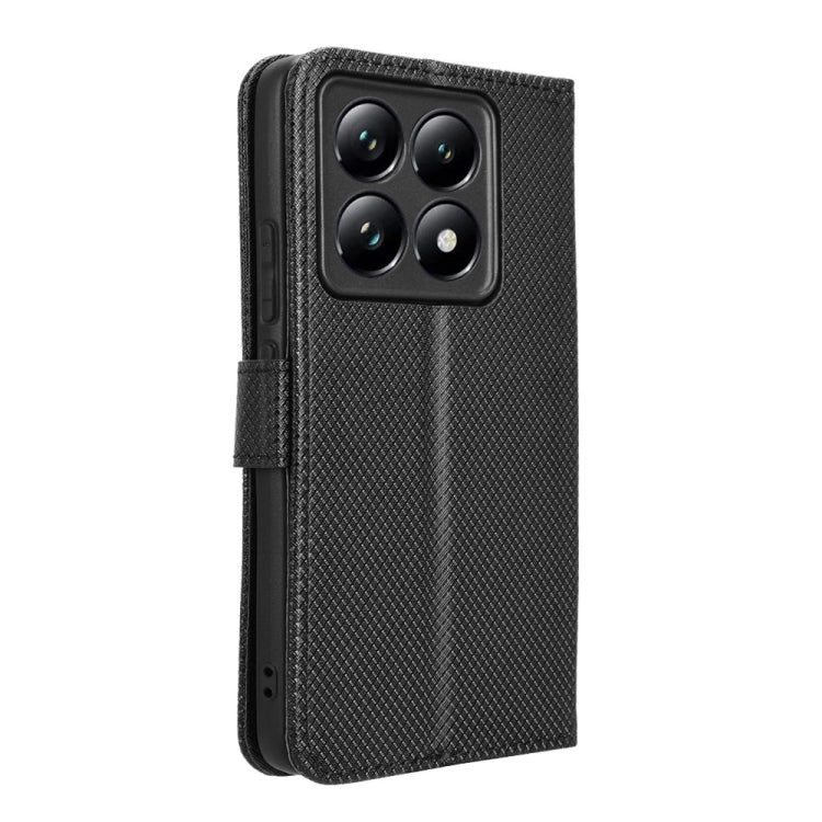 For Xiaomi 14T Pro Diamond Texture Leather Phone Case