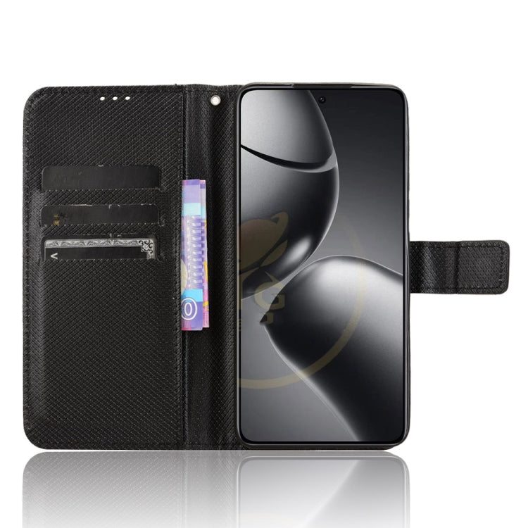 For Xiaomi 14T Pro Diamond Texture Leather Phone Case