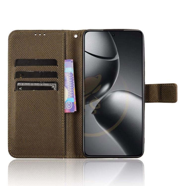 For Xiaomi 14T Pro Diamond Texture Leather Phone Case