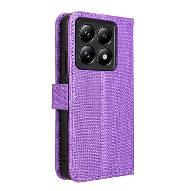 For Xiaomi 14T Pro Diamond Texture Leather Phone Case