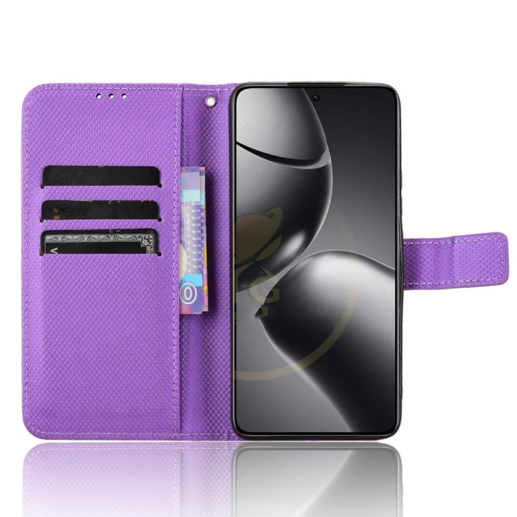 For Xiaomi 14T Pro Diamond Texture Leather Phone Case