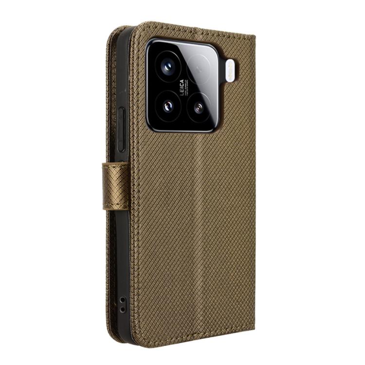 For Xiaomi 15 Pro Diamond Texture Leather Phone Case