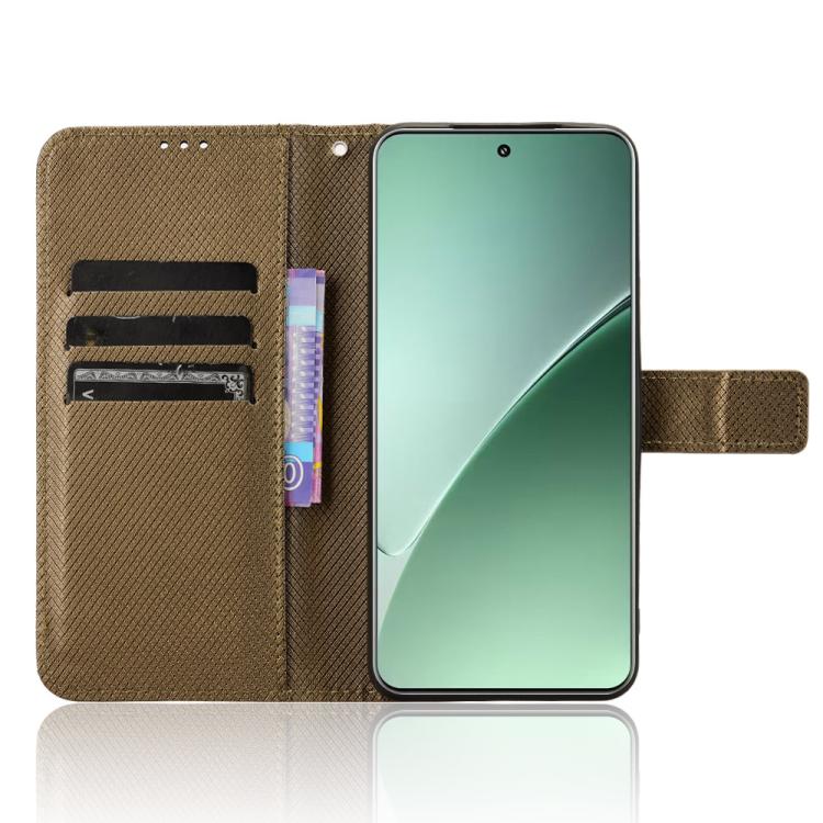 For Xiaomi 15 Pro Diamond Texture Leather Phone Case