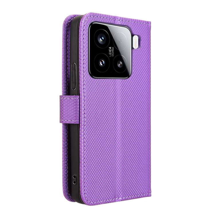 For Xiaomi 15 Pro Diamond Texture Leather Phone Case