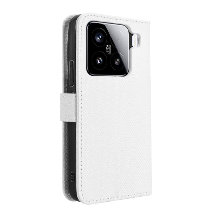 For Xiaomi 15 Diamond Texture Leather Phone Case