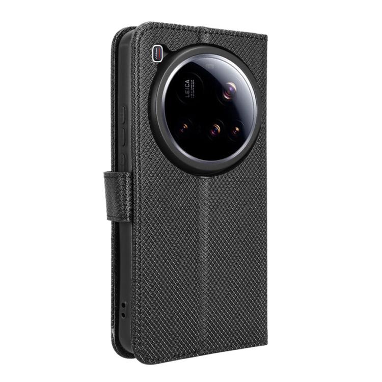 For Xiaomi 15 Ultra Diamond Texture Leather Phone Case