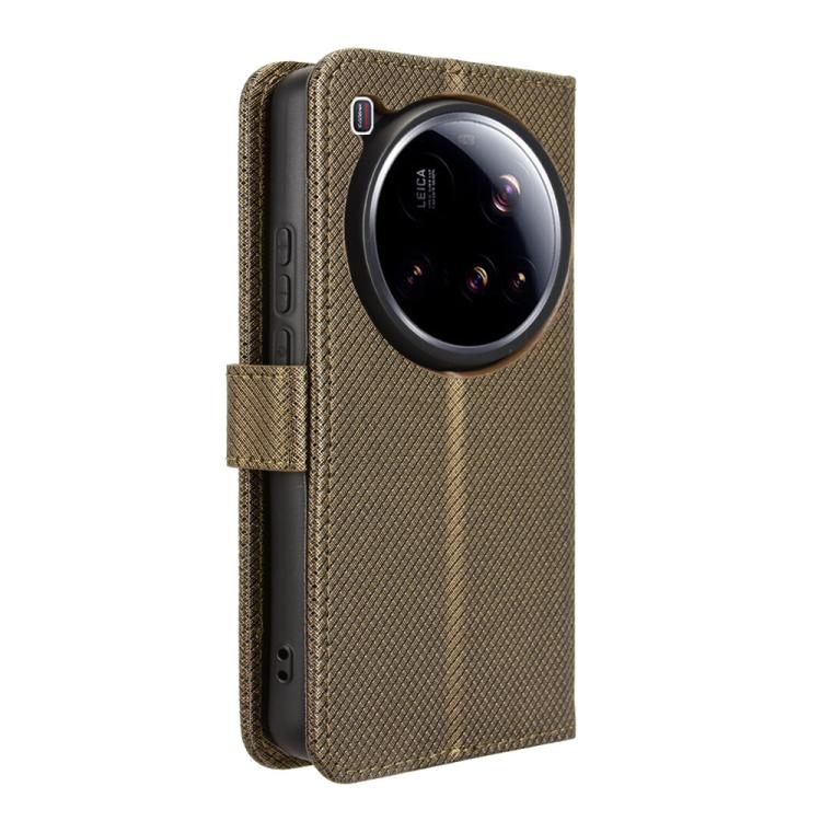 For Xiaomi 15 Ultra Diamond Texture Leather Phone Case