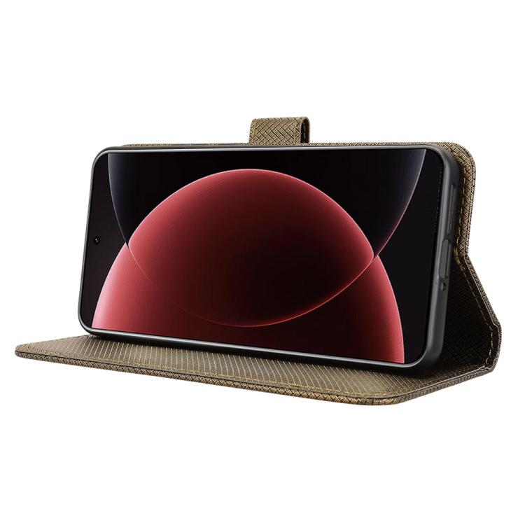 For Xiaomi 15 Ultra Diamond Texture Leather Phone Case