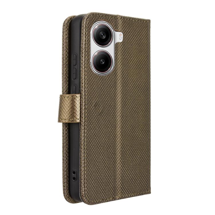 For Xiaomi Poco X7 Pro 5G Diamond Texture Leather Phone Case