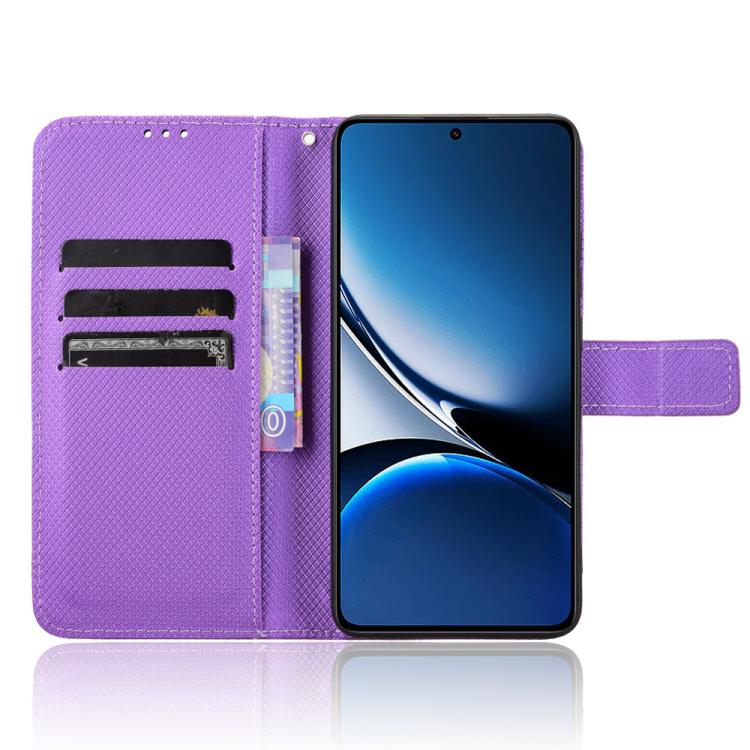For Xiaomi Poco X7 Pro 5G Diamond Texture Leather Phone Case