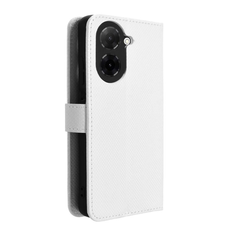 For Xiaomi Poco C71 / Redmi A5 4G 171.7mm Diamond Texture Leather Phone Case