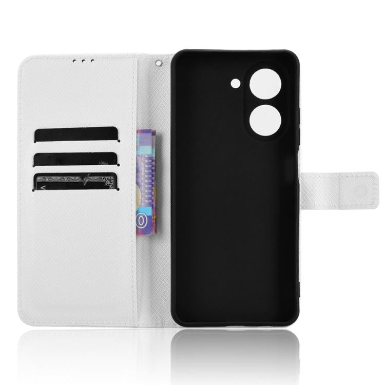 For Xiaomi Poco C71 / Redmi A5 4G 171.7mm Diamond Texture Leather Phone Case